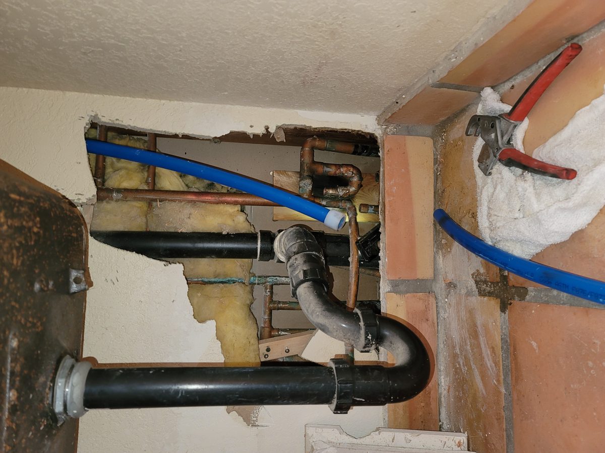 Repipe project photo - San Juan Capistrano, CA home pipes before or after replacement by Repipe OC